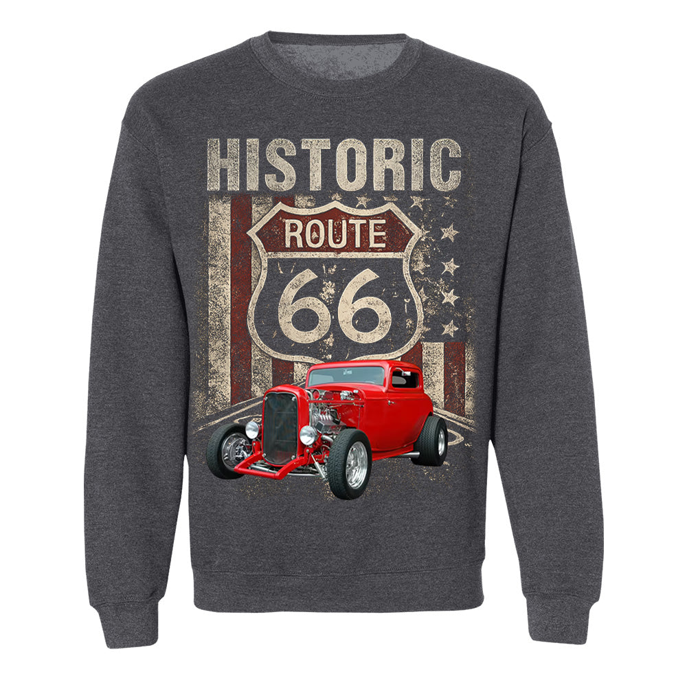 Historic U.S.A. Route 66 - Custom Photo Car Shirt - Gift For Car Lovers A2110 Pt99
