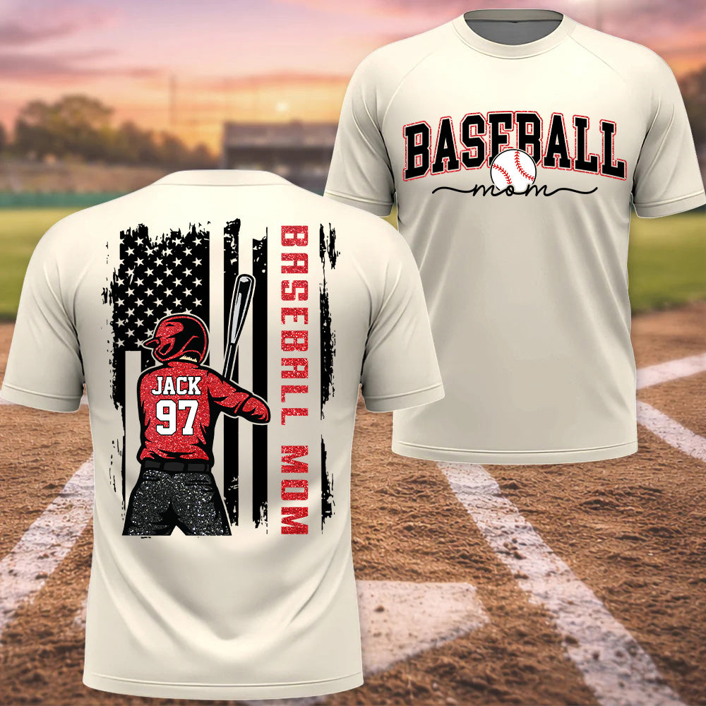 Baseball Mom - I'll Always Be Your Biggest Fan Personalized Shirt For Baseball Family T1807 T24