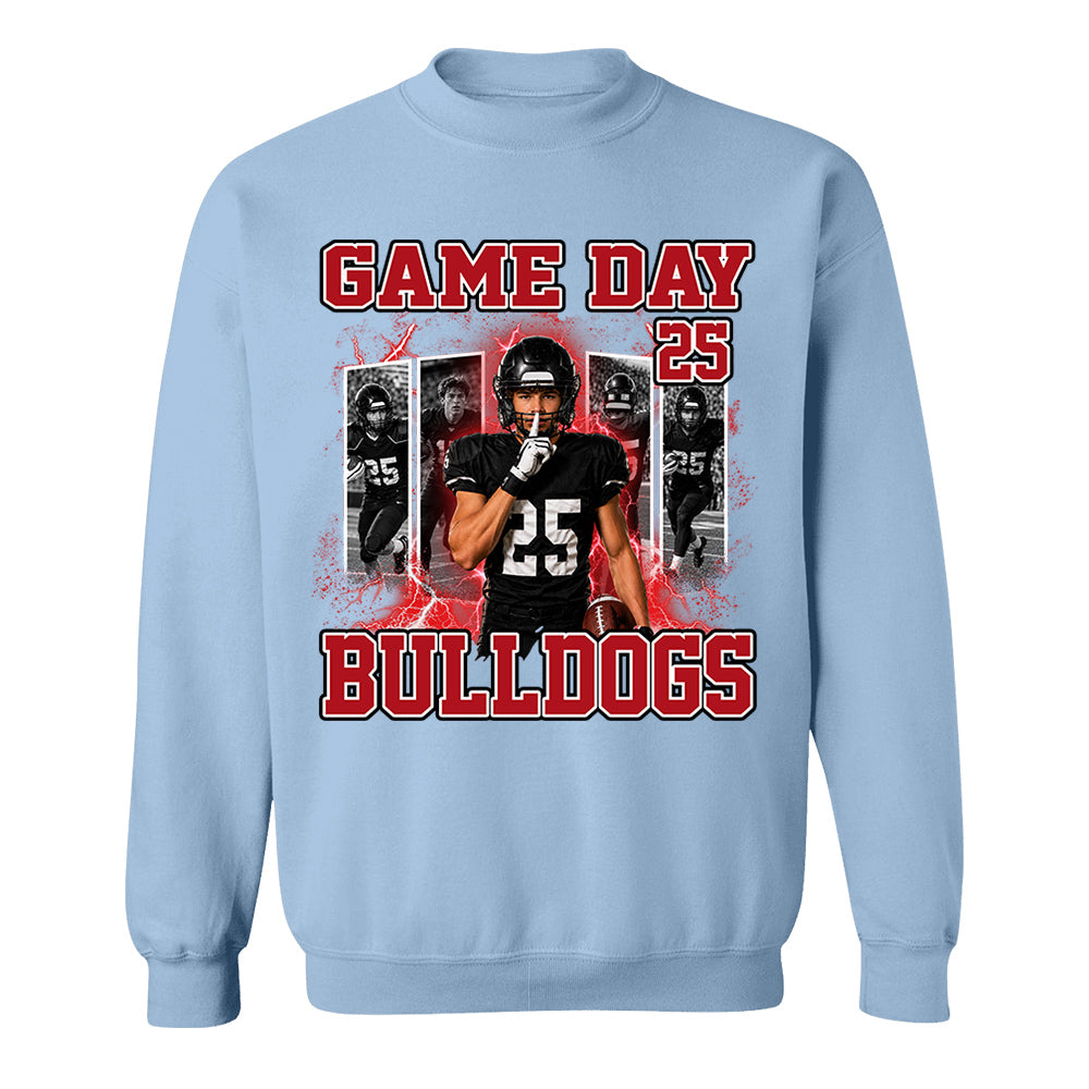 Custom Photo Football Game Day Shirt  Football Mom Shirt L0411 Nh00