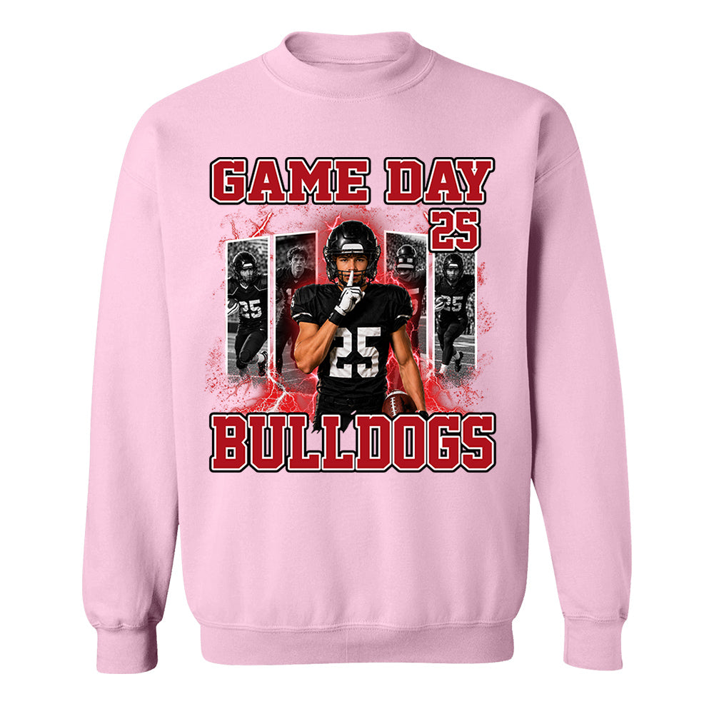 Custom Photo Football Game Day Shirt  Football Mom Shirt L0411 Nh00