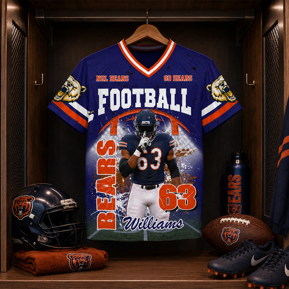 Custom Football Mom Jersey with Photo & Player Number – Personalized Game Day Shirt Hv01