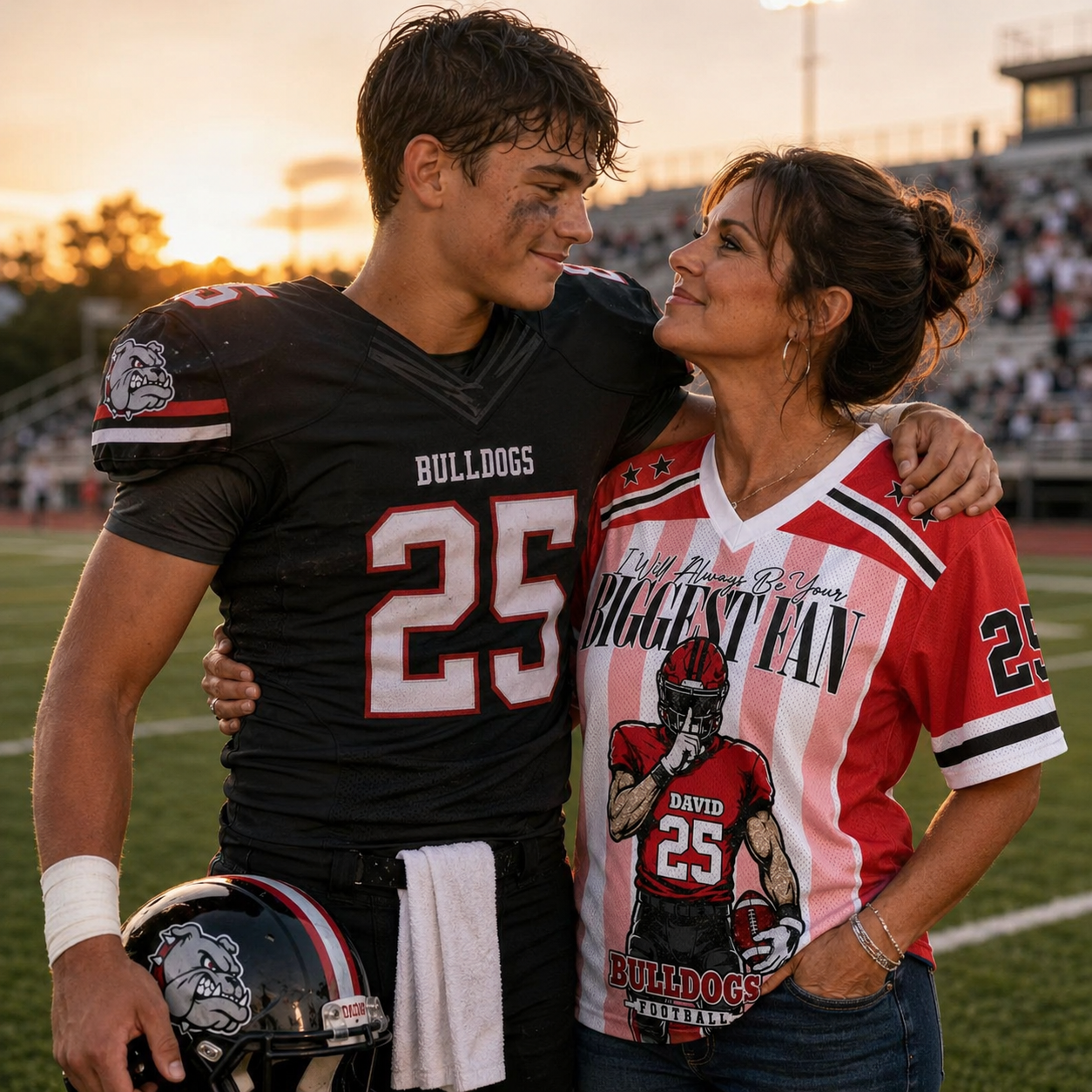 My Heart Is On That Field Custom, Shirt, Football Jersey For Football Mom Grandma Sport Family L0411 Pt99