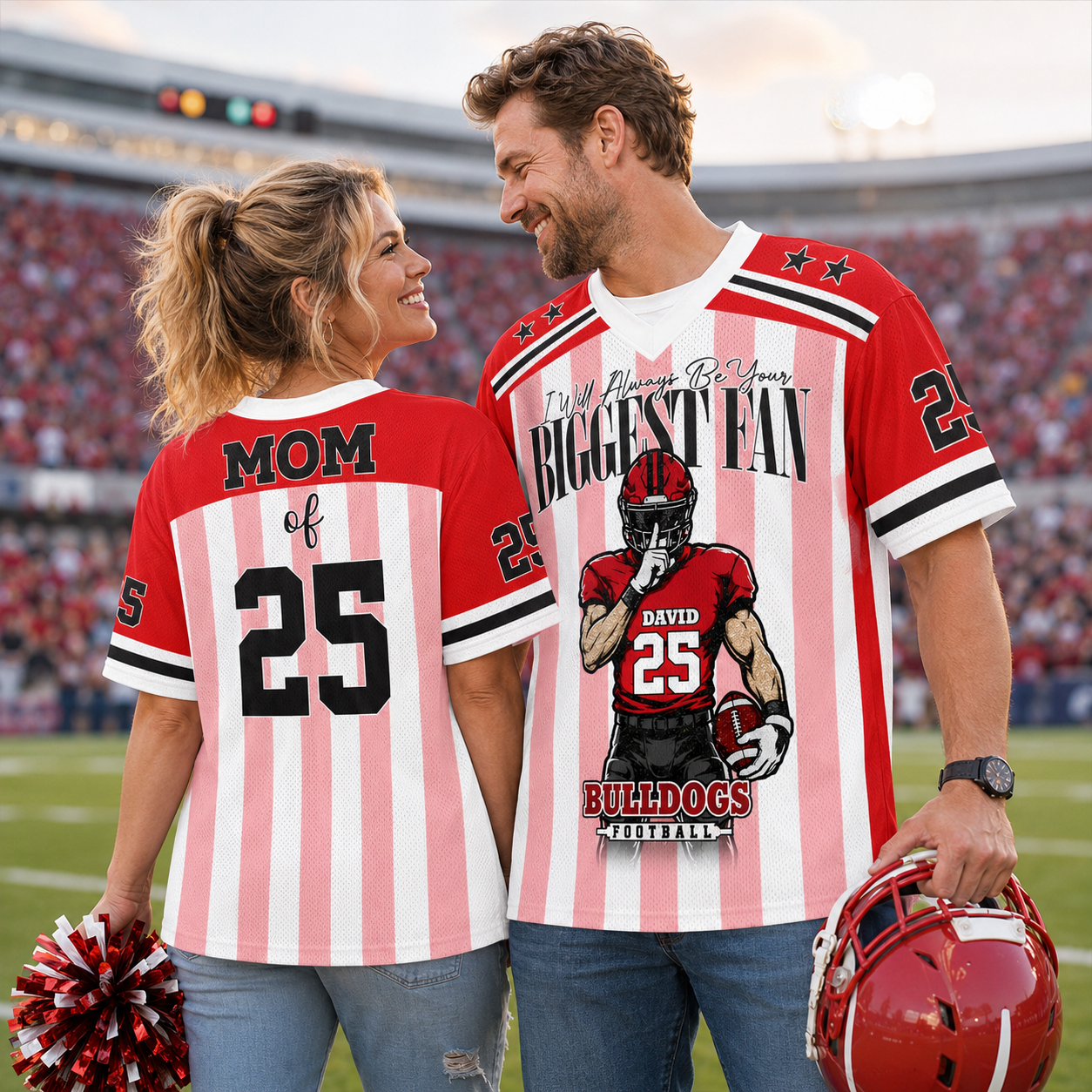My Heart Is On That Field Custom, Shirt, Football Jersey For Football Mom Grandma Sport Family L0411 Pt99