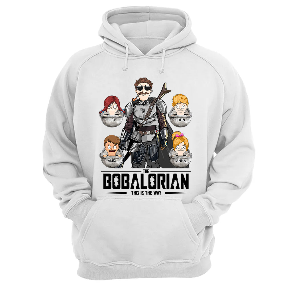 The Bobalorian This Is The Way Personalized Shirt - Custom Gift For Dad, Grandpa Nh00