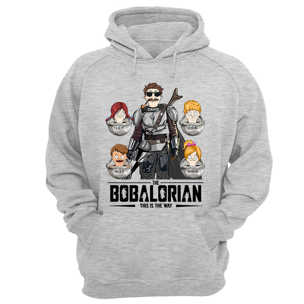 The Bobalorian This Is The Way Personalized Shirt - Custom Gift For Dad, Grandpa Nh00