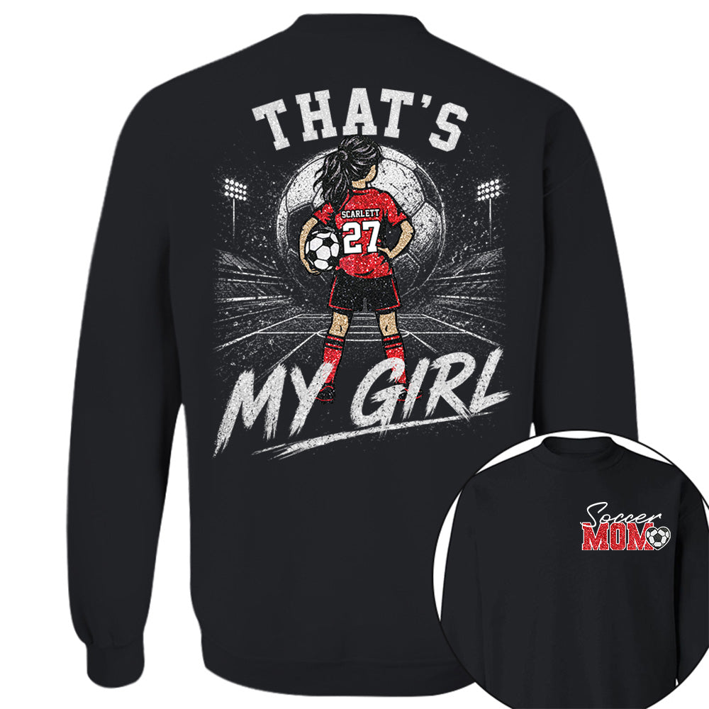 Personalized Soccer Mom Shirt, Custom Those Are My Boys T-Shirt, Team Name & Player Number Tee, Soccer Season Gift Na02 VH01