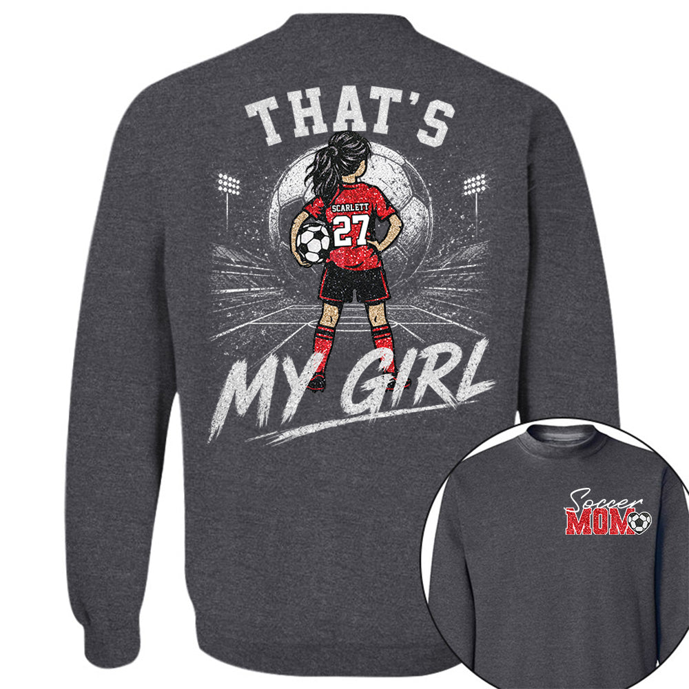 Personalized Soccer Mom Shirt, Custom Those Are My Boys T-Shirt, Team Name & Player Number Tee, Soccer Season Gift Na02 VH01