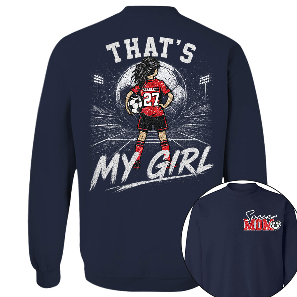 Personalized Soccer Mom Shirt, Custom Those Are My Boys T-Shirt, Team Name & Player Number Tee, Soccer Season Gift Na02 VH01