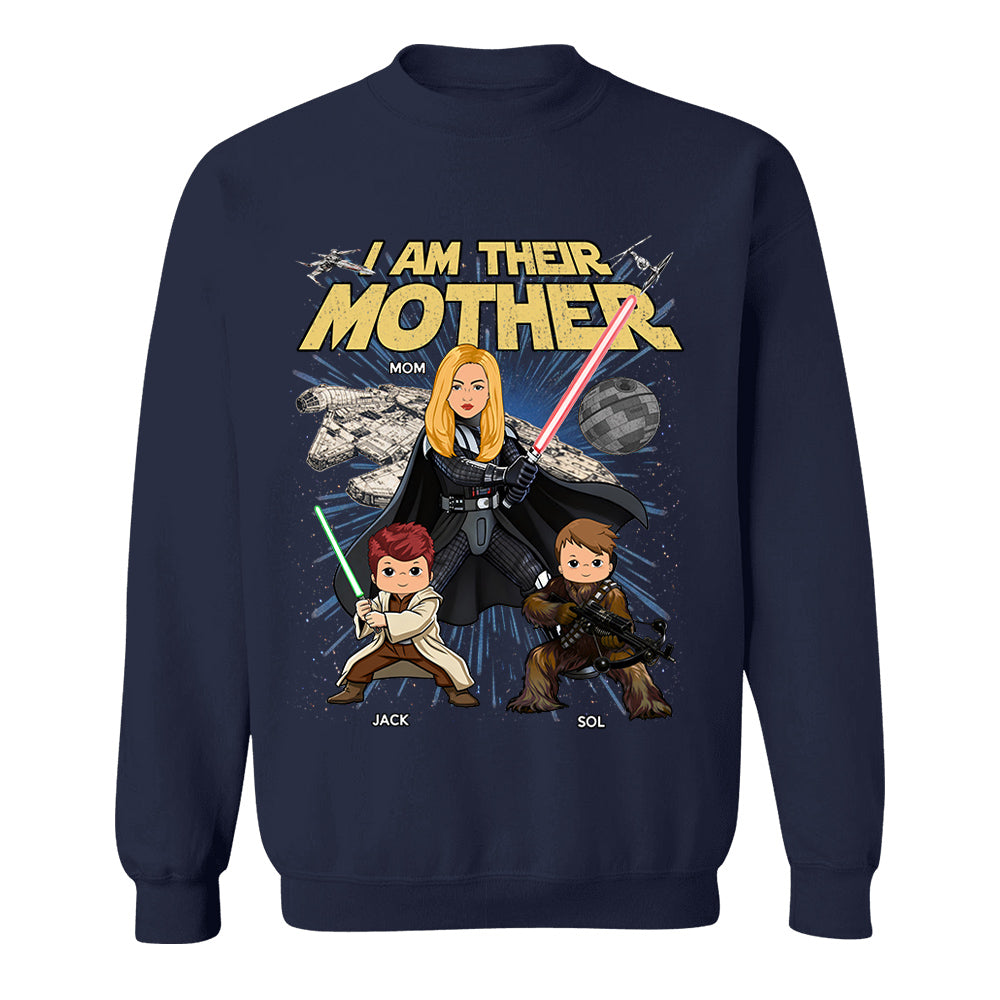 I Am Their Mother Personalized Vintage Style Shirt For Mom - Mother's Day Gift T1807 T24