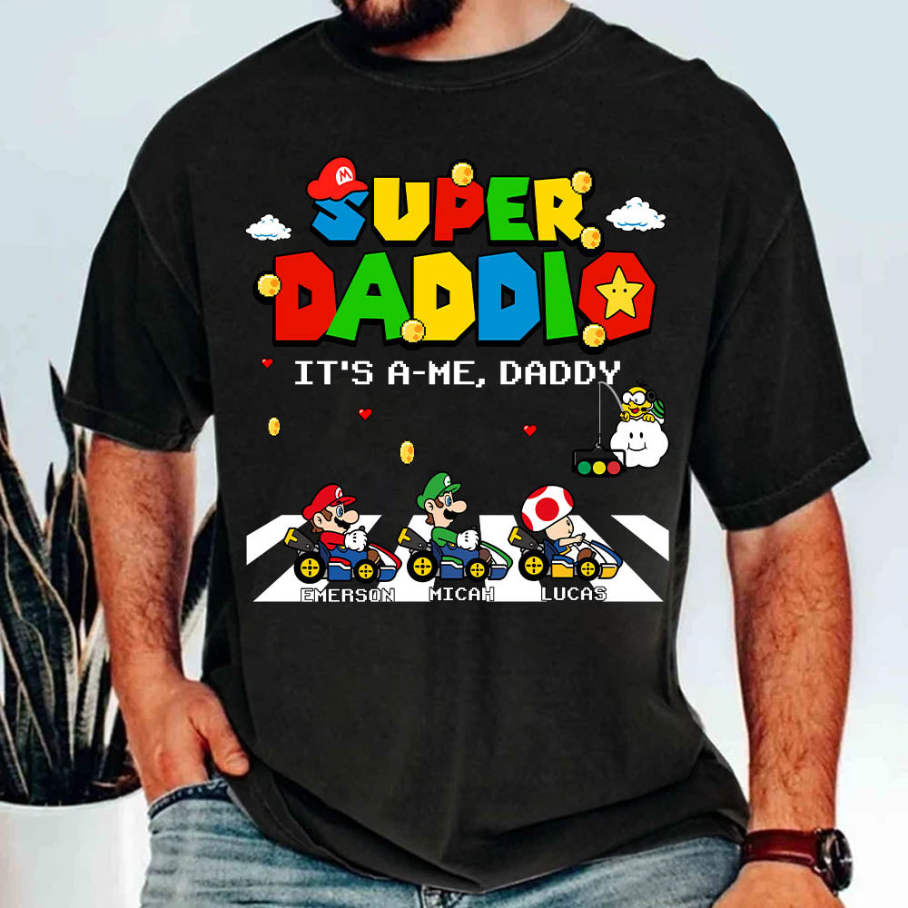 Super Daddio Personalized Shirt Gift For Father's Day K1702