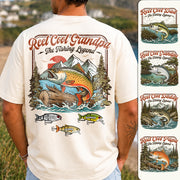 Personalized Reel Cool Grandpa T-Shirt – Funny Fishing Grandpa Shirt Hv01