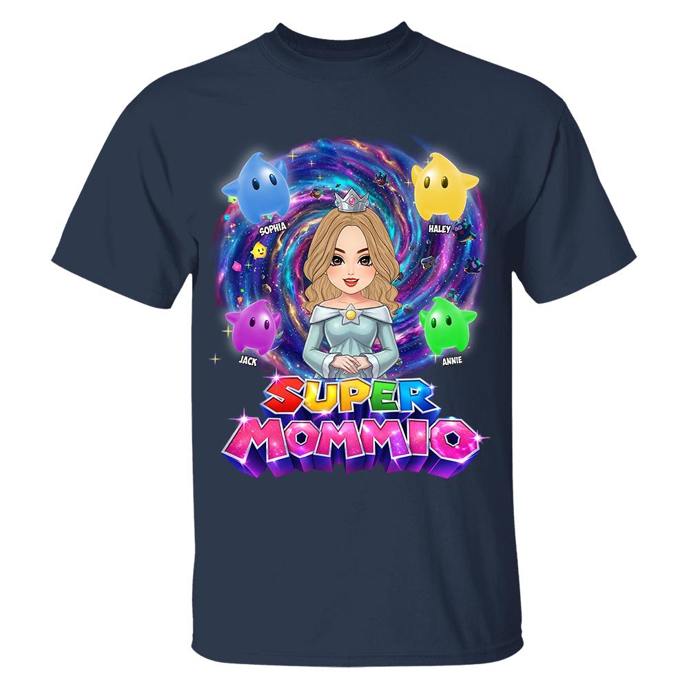Super Mommio Galaxy Customized Shirt, Gift For Mommy Mama L0411 Hv01