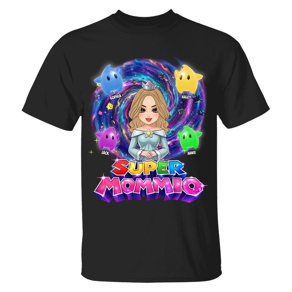 Super Mommio Galaxy Customized Shirt, Gift For Mommy Mama L0411 Hv01