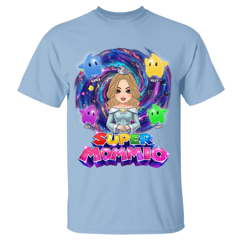 Super Mommio Galaxy Customized Shirt, Gift For Mommy Mama L0411 Hv01