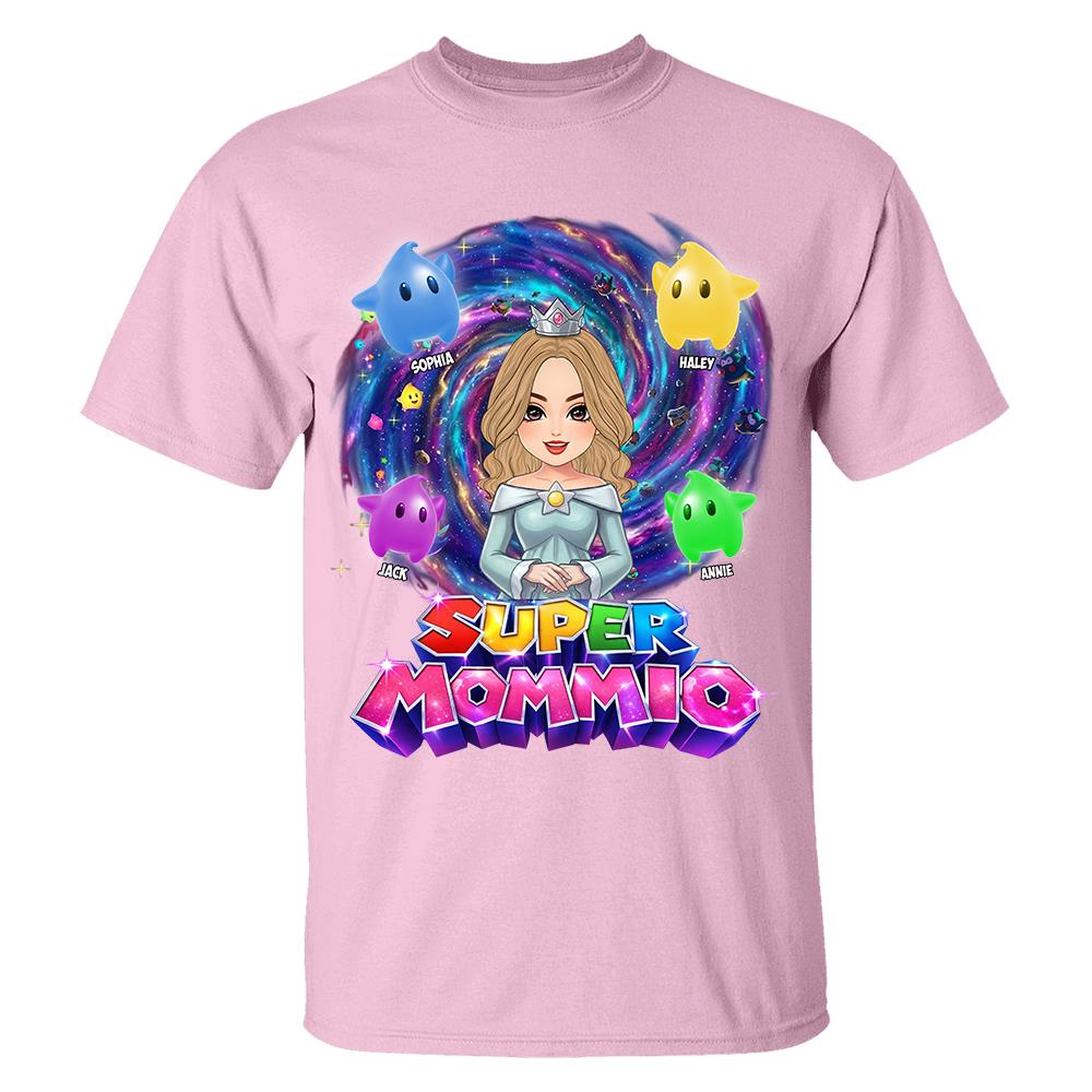 Super Mommio Galaxy Customized Shirt, Gift For Mommy Mama L0411 Hv01