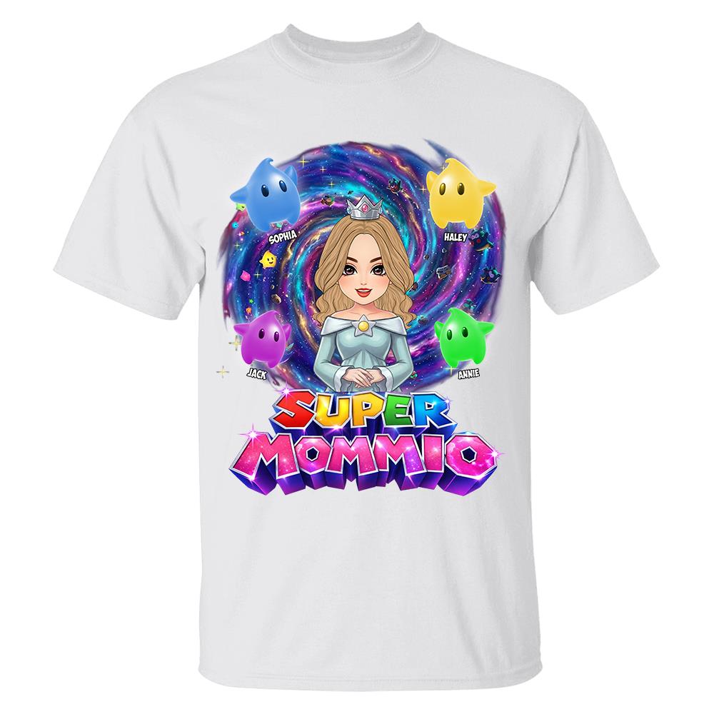Super Mommio Galaxy Customized Shirt, Gift For Mommy Mama L0411 Hv01