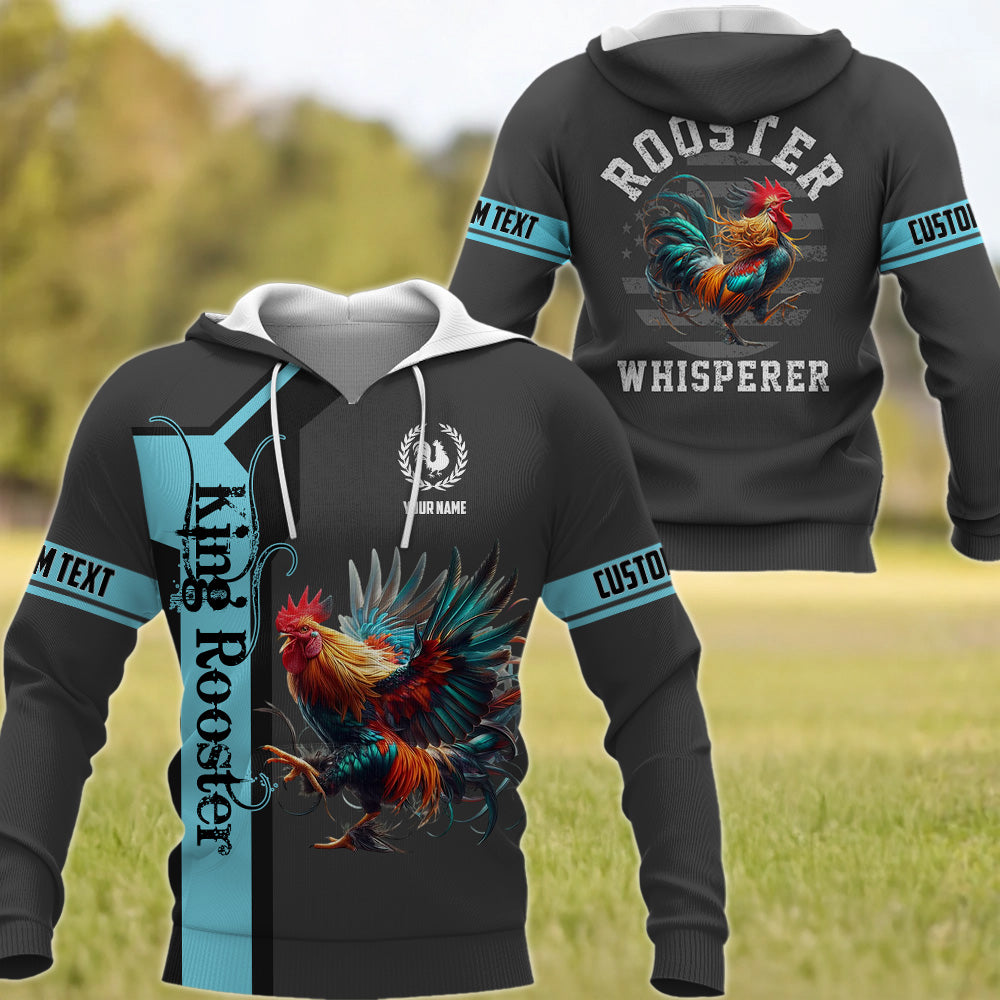 Personalized Rooster Whisperer Shirt, Gift For Rooster Lover T1807