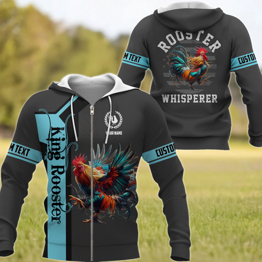 Personalized Rooster Whisperer Shirt, Gift For Rooster Lover T1807