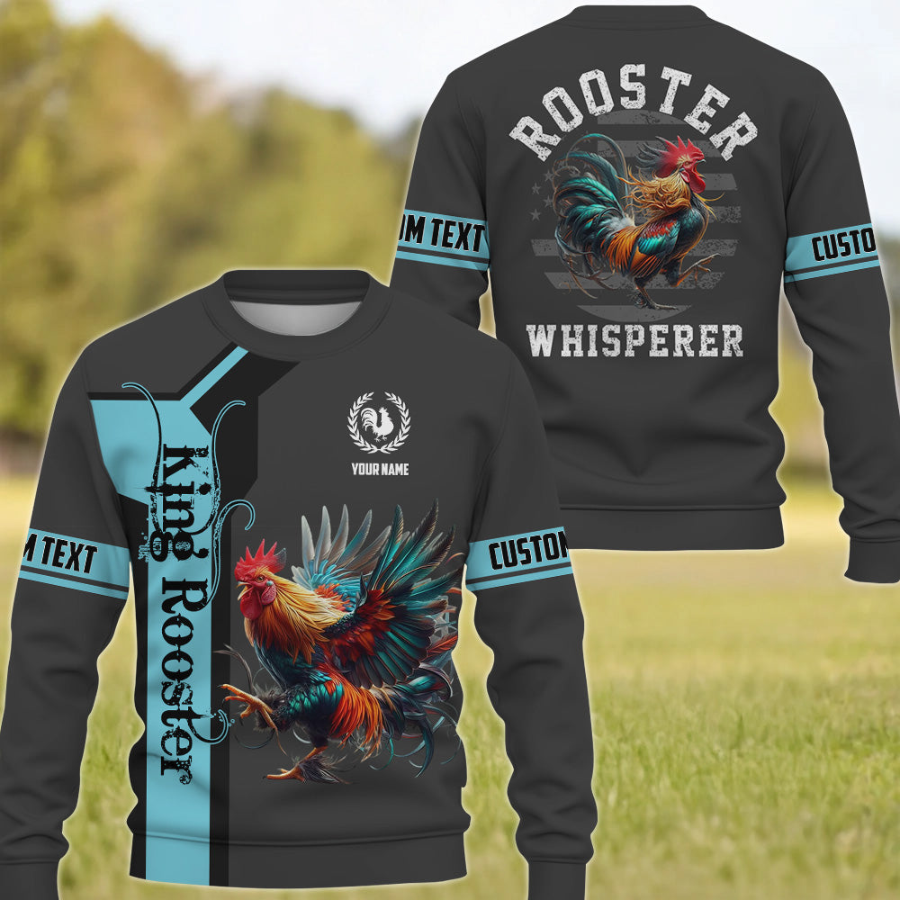 Personalized Rooster Whisperer Shirt, Gift For Rooster Lover T1807