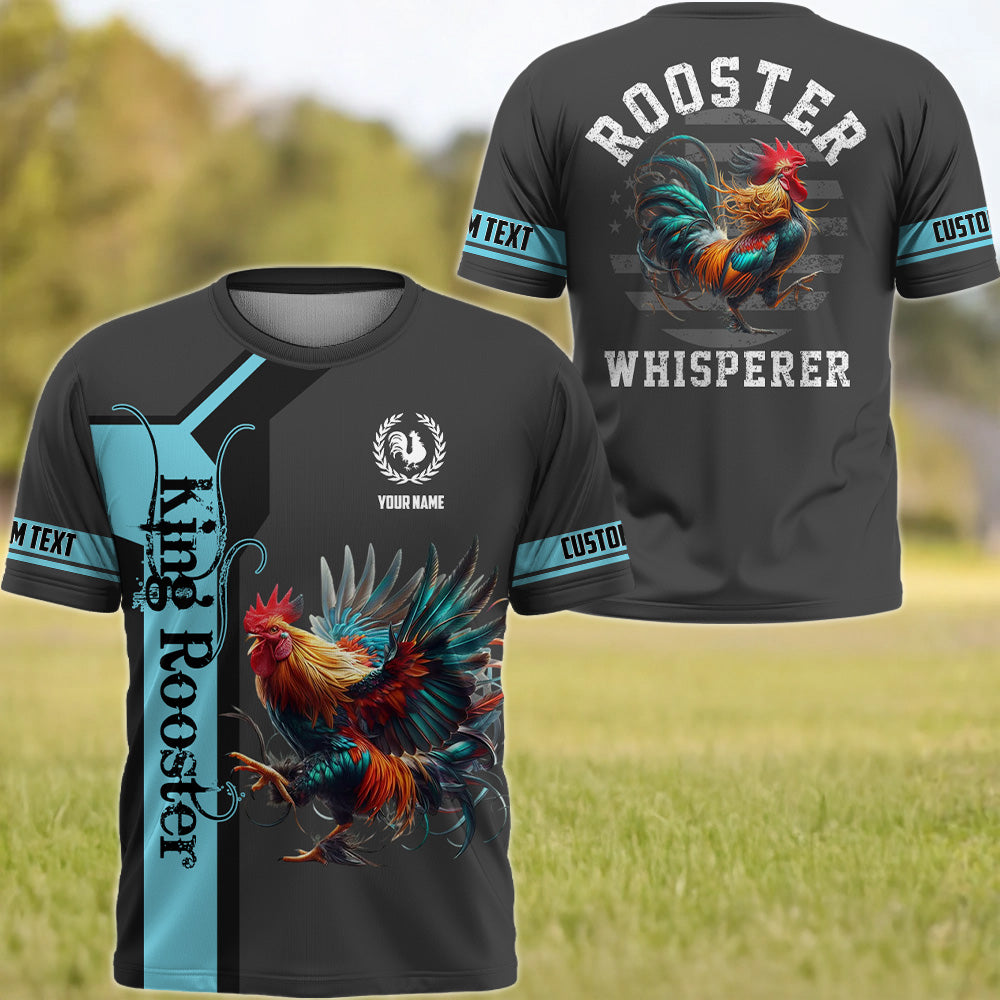 Personalized Rooster Whisperer Shirt, Gift For Rooster Lover T1807