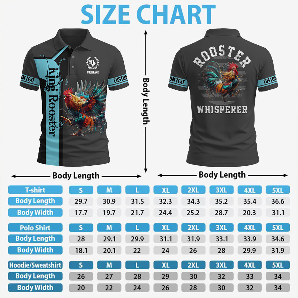 Personalized Rooster Whisperer Shirt, Gift For Rooster Lover T1807