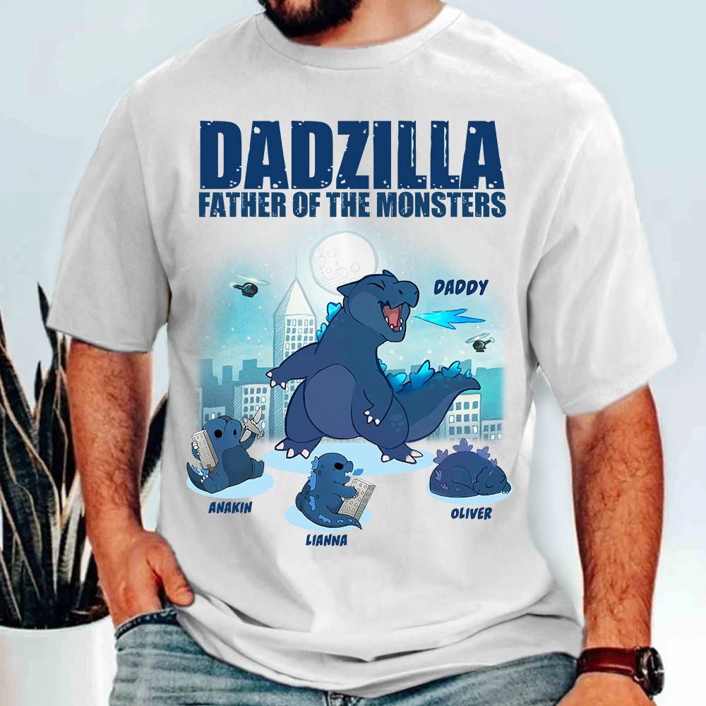 Dadzilla Father Of The Monsters Custom Shirt For Dad