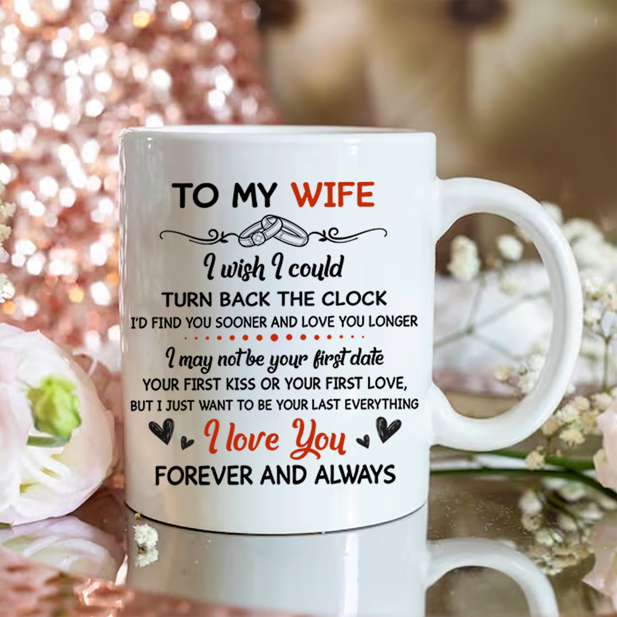 To My Husband I Wish I Could Turn Back the Clock Street - Personalized Mug For Couple Tu20