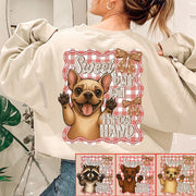 Personalized Sweet, but will throw HAND Cute Shirt For Dog Lovers