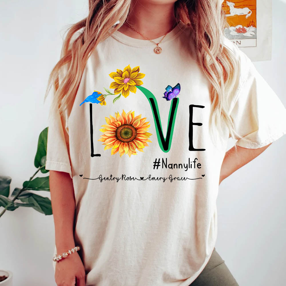 Love Sunflower Grammy Life Shirt Love Sunflower Grammy Life Shirt
