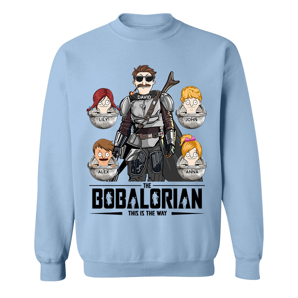 The Bobalorian This Is The Way Personalized Shirt - Custom Gift For Dad, Grandpa Nh00