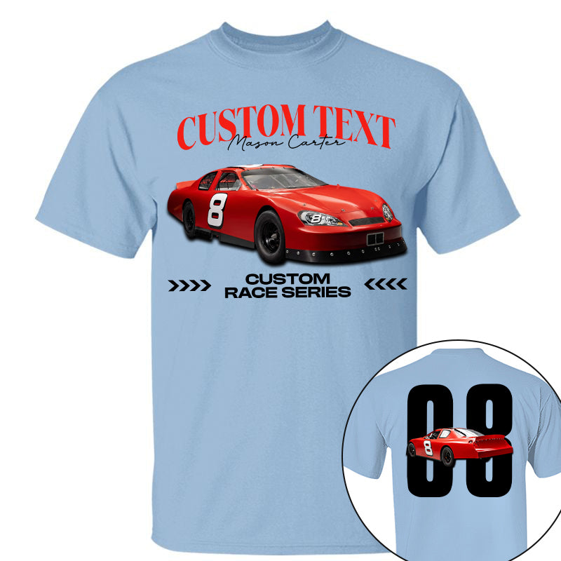 Custom Photo Race Car Shirt - Personalized Shirt For Racing Fan A2110 Pt99