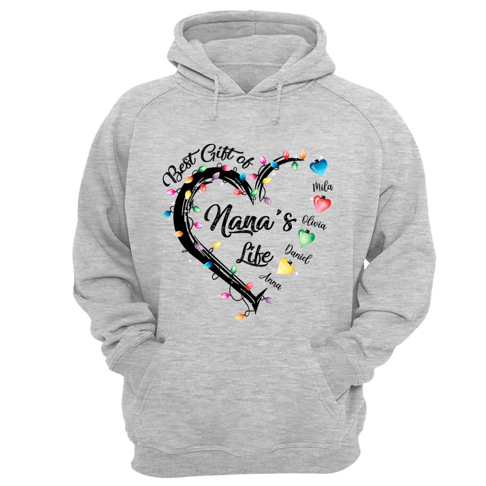 The Lights Of Nana's Life Personalized Shirts, Nickname And Names Can Be Changed Tu20