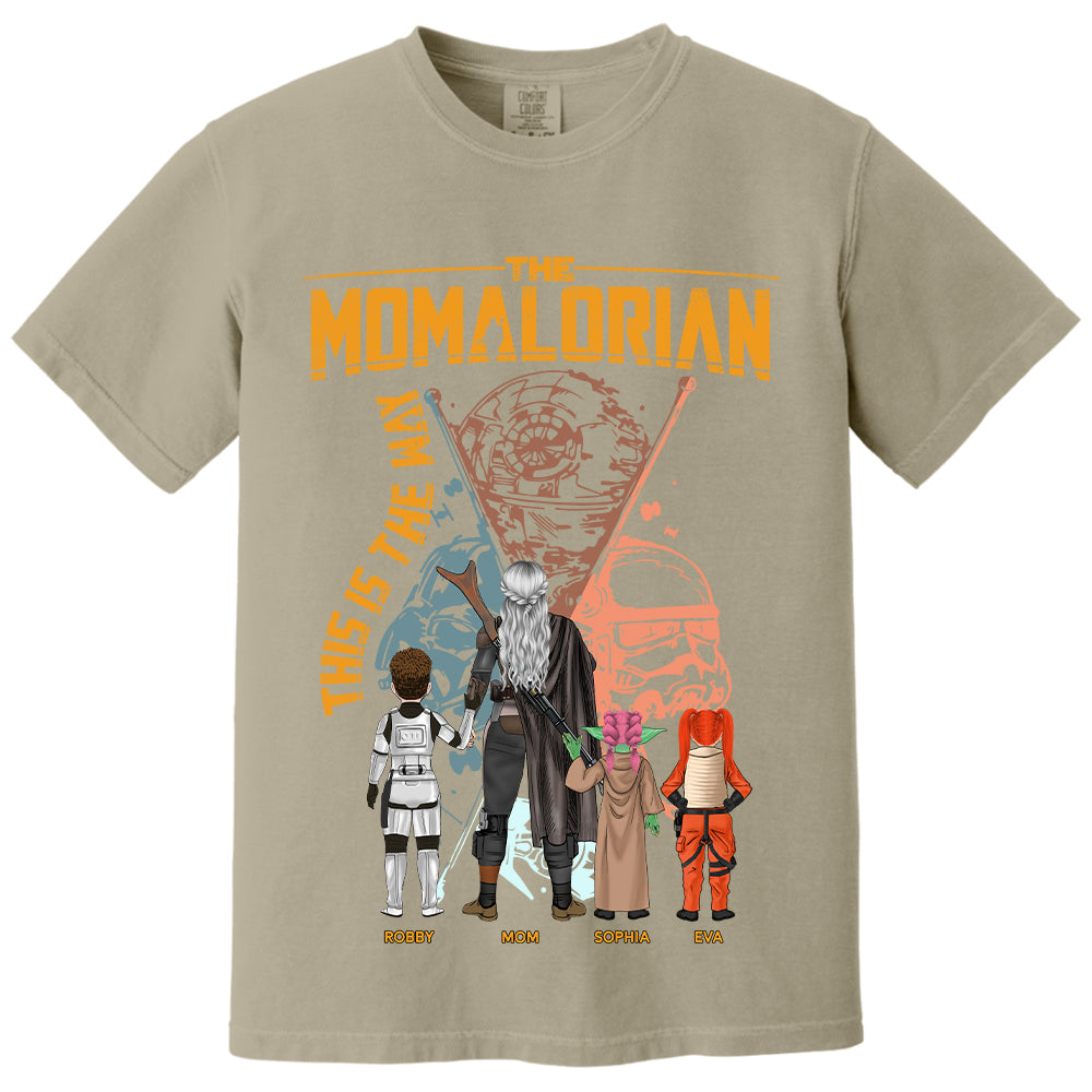 The Momalorian This Is The Way - Personalized Shirt For Mom - Mother's Day Gift 2026 Vrs2 T1807 T24