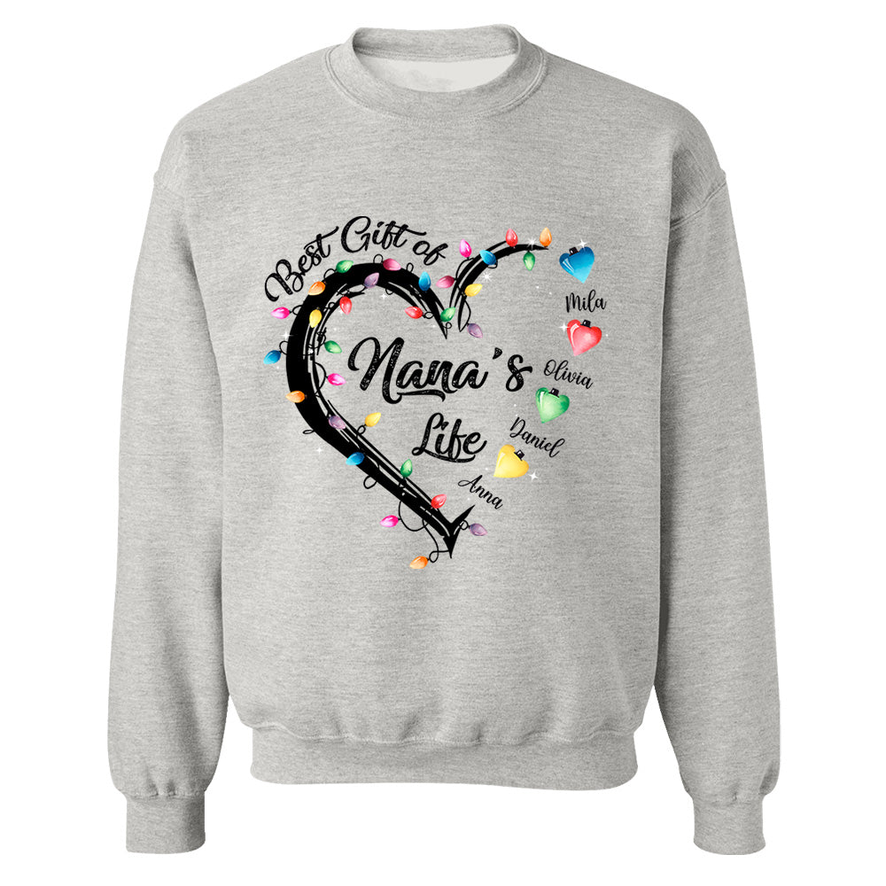 The Lights Of Nana's Life Personalized Shirts, Nickname And Names Can Be Changed Tu20