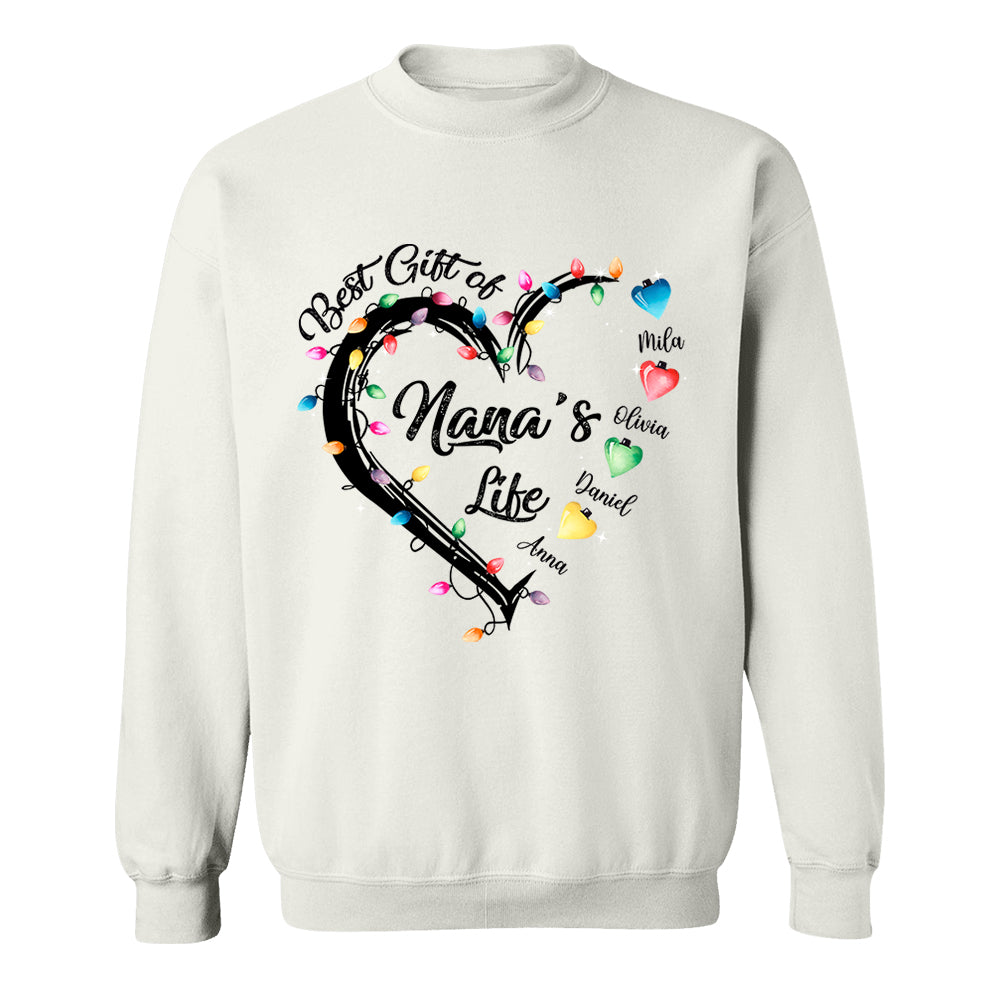 The Lights Of Nana's Life Personalized Shirts, Nickname And Names Can Be Changed Tu20