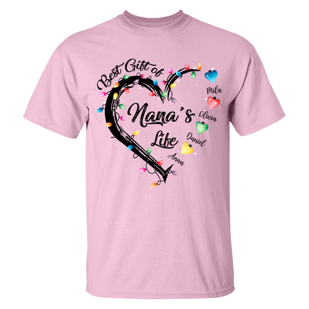 The Lights Of Nana's Life Personalized Shirts, Nickname And Names Can Be Changed Tu20