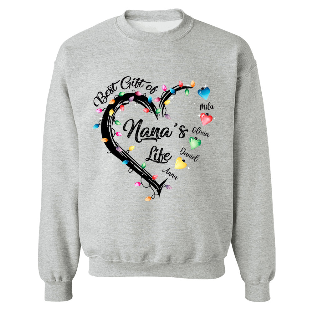 The Lights Of Nana's Life Personalized Shirts, Nickname And Names Can Be Changed Tu20