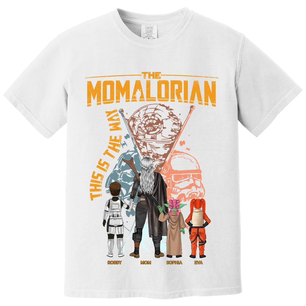 The Momalorian This Is The Way - Personalized Shirt For Mom - Mother's Day Gift 2026 Vrs2 T1807 T24