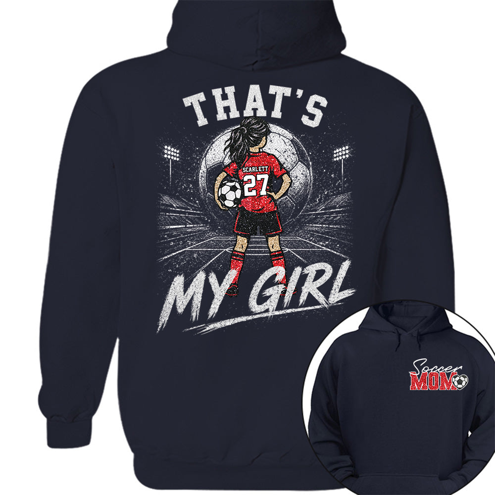 Personalized Soccer Mom Shirt, Custom Those Are My Boys T-Shirt, Team Name & Player Number Tee, Soccer Season Gift Na02 VH01