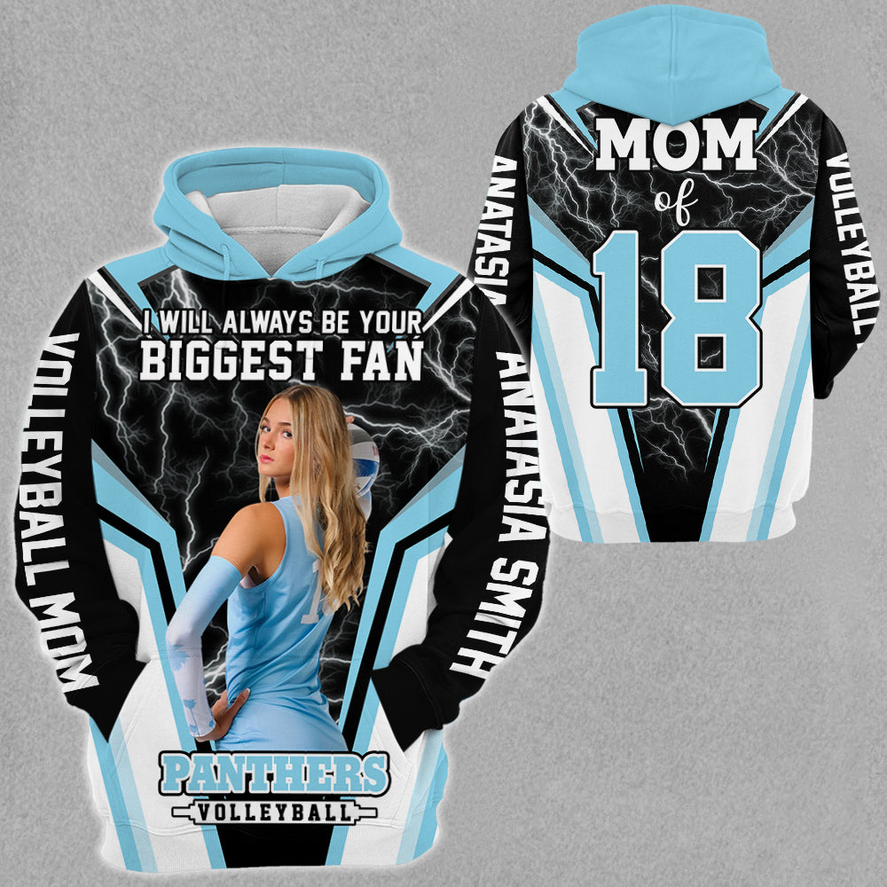 I'll Always Be Your Biggest Fan - Personalized Shirt For Volleyball Fan NA04 Li29