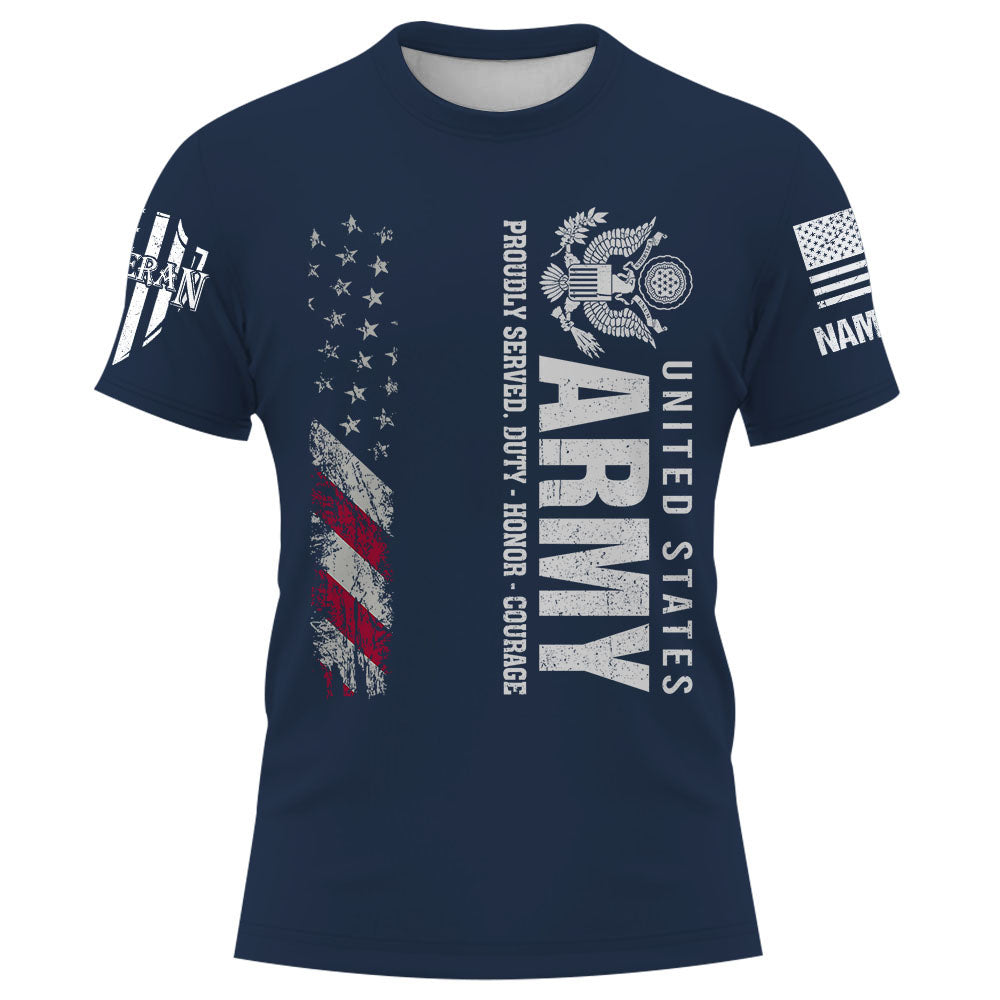 Personalized Shirt Custom Military Units All Branch Military Gift For Veteran K1702