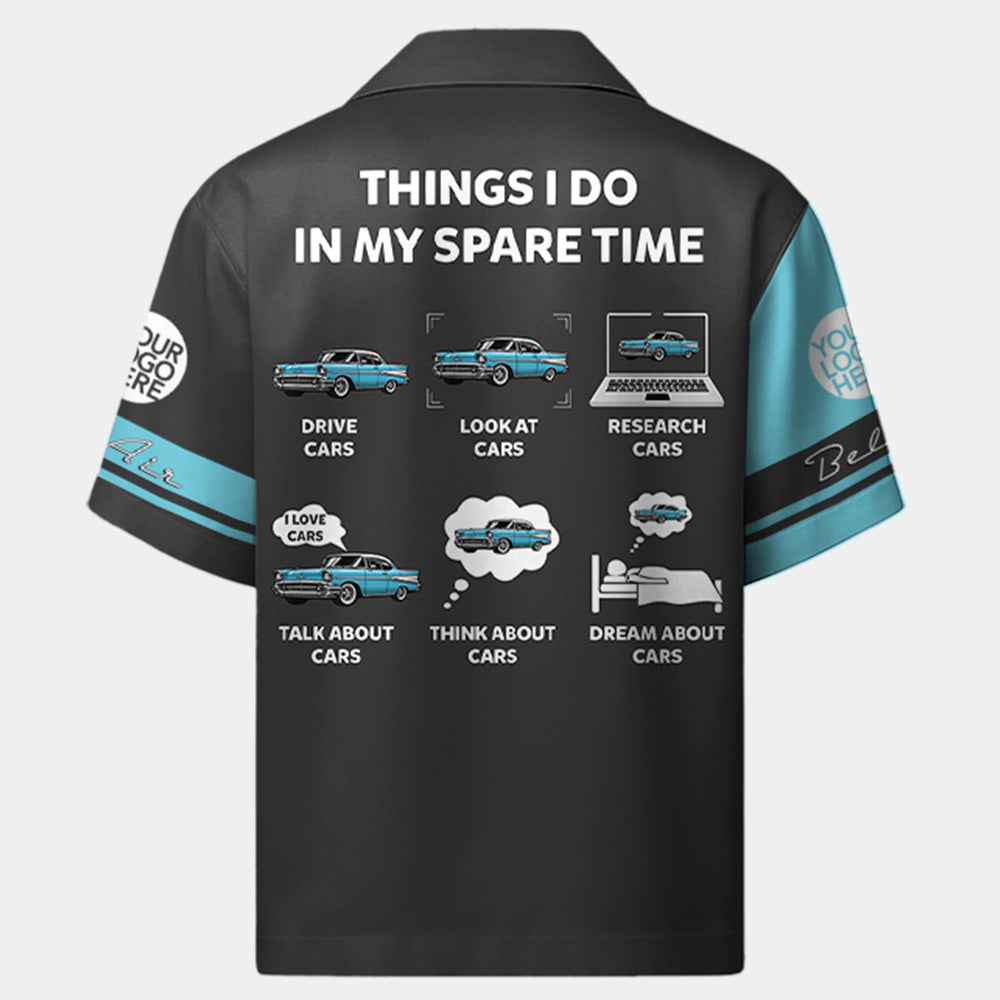 Things I Do In My Spare Time - Custom Car Photo Shirt - Personalized Gift for Father's Day, Car Lovers A2110 Hv01