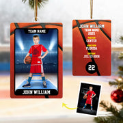 Basketball Card - Personalized Acrylic Ornament - Custom Photo Gift For Basketball Player T1807 TH23