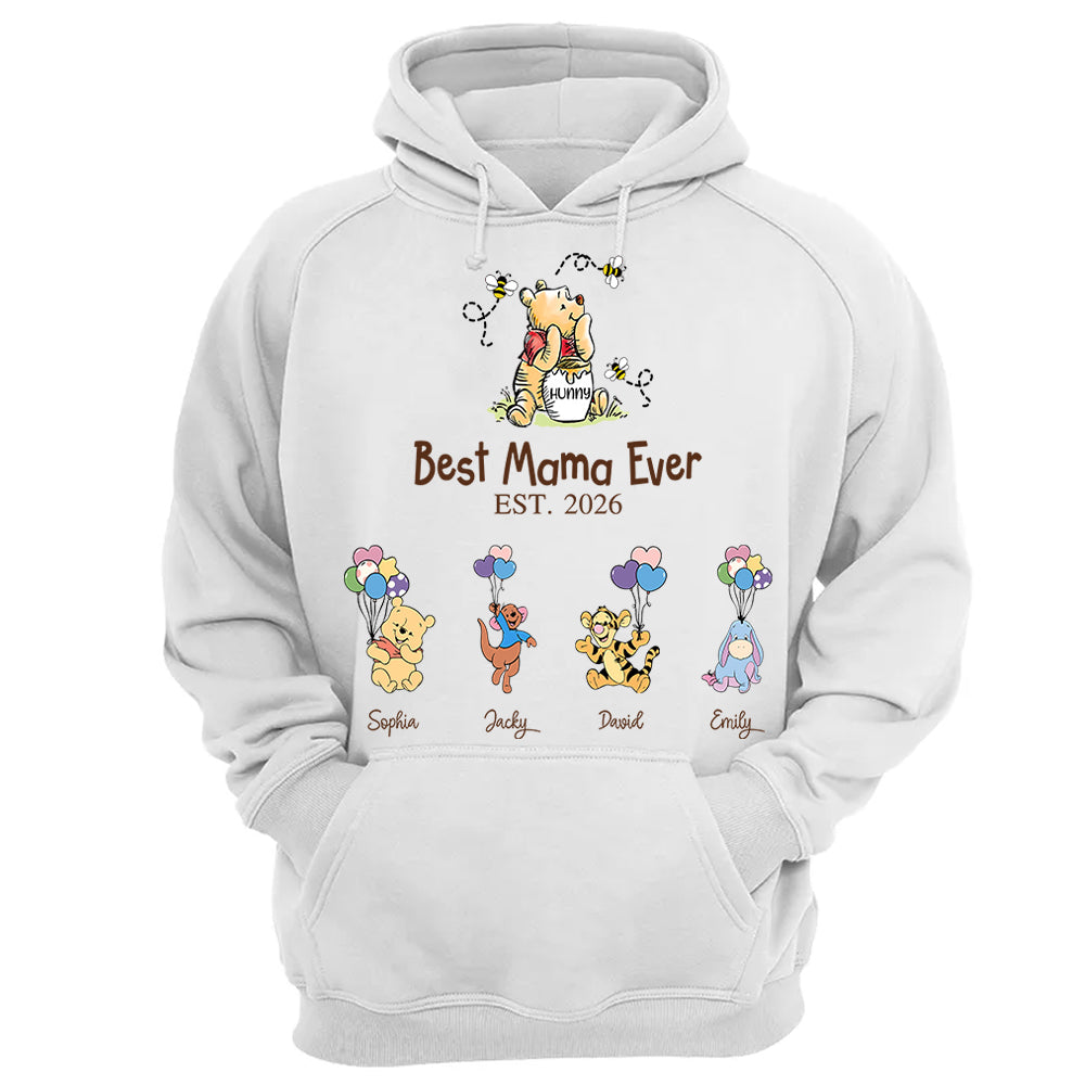 Best Mama Bear Ever Mama Est, Personalized Sweatshirt Mama Bear, Grandma Bear Shirt, Gift For Mom, Gift For Grandma, Gift For Mother's Day MI209 Li29