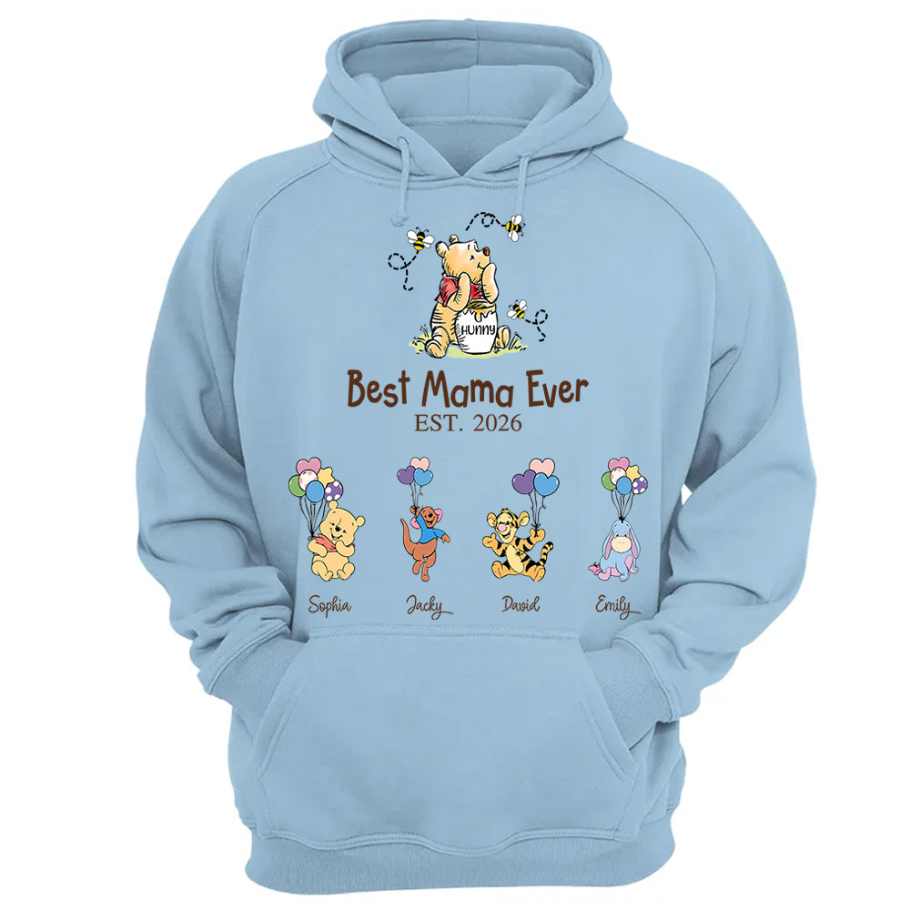 Best Mama Bear Ever Mama Est, Personalized Sweatshirt Mama Bear, Grandma Bear Shirt, Gift For Mom, Gift For Grandma, Gift For Mother's Day MI209 Li29