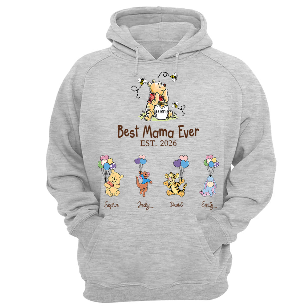 Best Mama Bear Ever Mama Est, Personalized Sweatshirt Mama Bear, Grandma Bear Shirt, Gift For Mom, Gift For Grandma, Gift For Mother's Day MI209 Li29