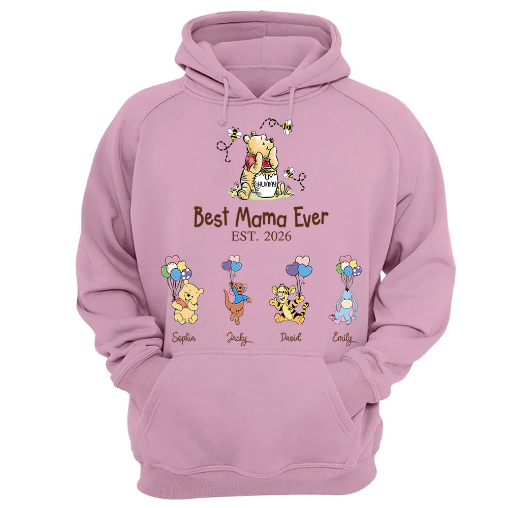 Best Mama Bear Ever Mama Est, Personalized Sweatshirt Mama Bear, Grandma Bear Shirt, Gift For Mom, Gift For Grandma, Gift For Mother's Day MI209 Li29
