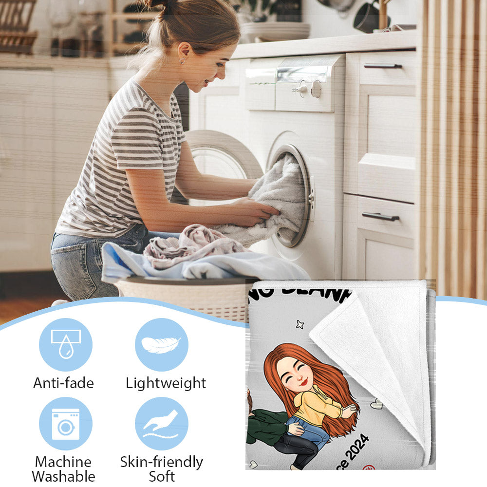 This Is Our Cuddling Blanket Personalized Blanket Gift For Couple New Pa00