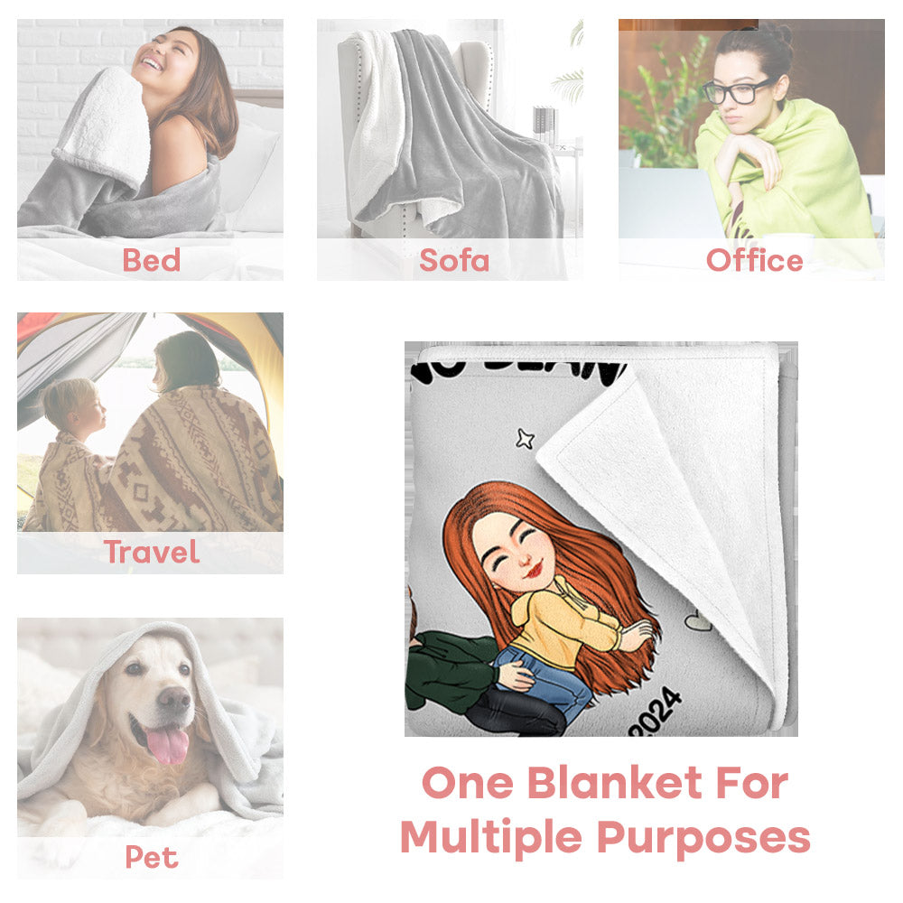 This Is Our Cuddling Blanket Personalized Blanket Gift For Couple New Pa00