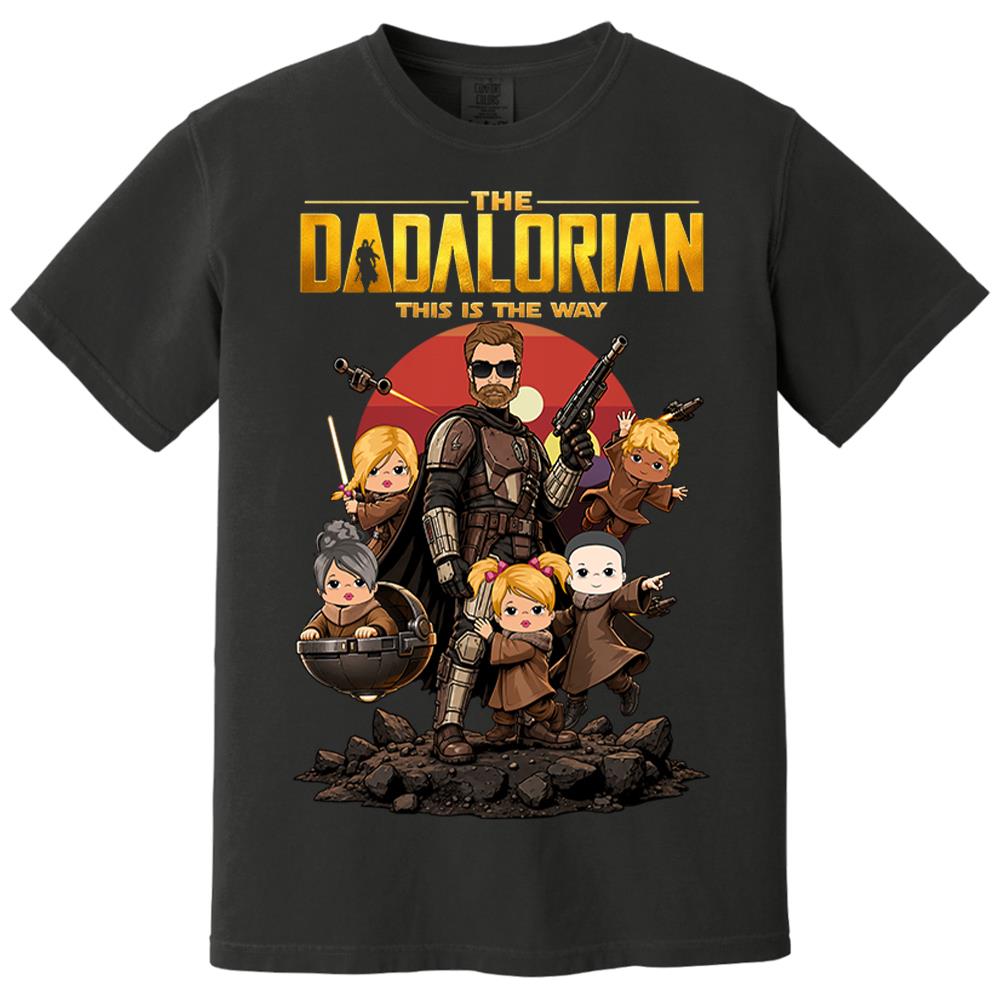 The Dadalorian This Is The Way Shirt Personalized Gift For Dad Nh00